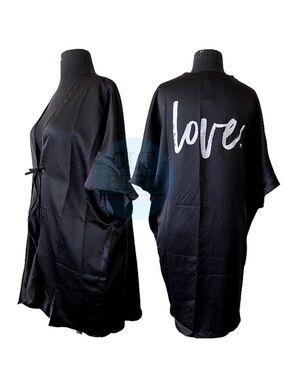 NWT Victoria’s Secret LOVE Satin Kimono Robe